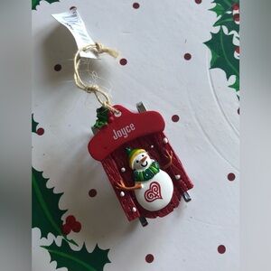 Personalized Sleigh Ornament “Joyce”